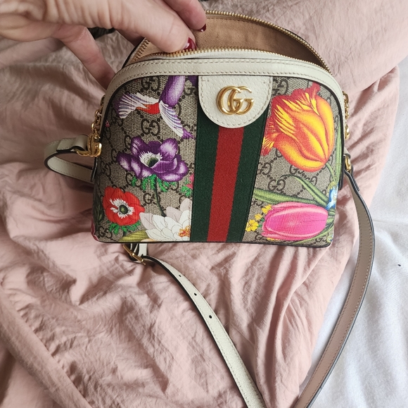Authentic Gucci Ophidia Flora Crossbody Bag Dome Excellent condition - Picture 12 of 16